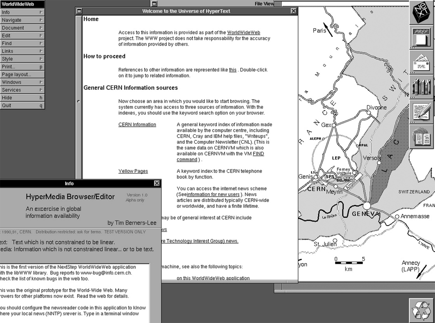 World Wide Web (O primeiro site da história)
